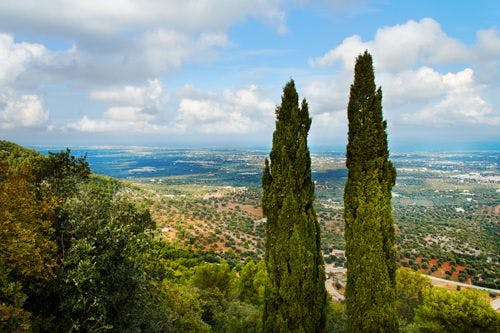 View of Valle d'Itria in Puglia