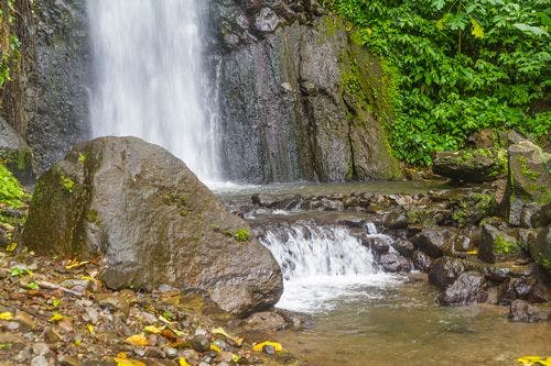 Dark Falls waterfall in St Vincent and the Grenadines