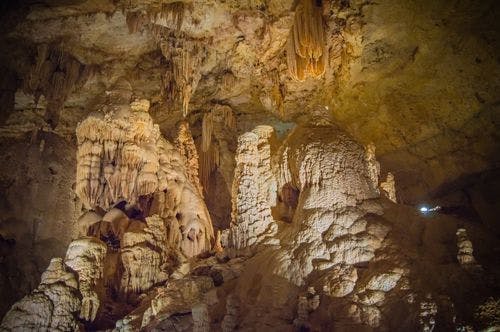 Natural Bridge Caverns in Texas