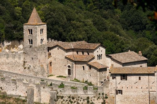 The ancient village of Narni in Umbria