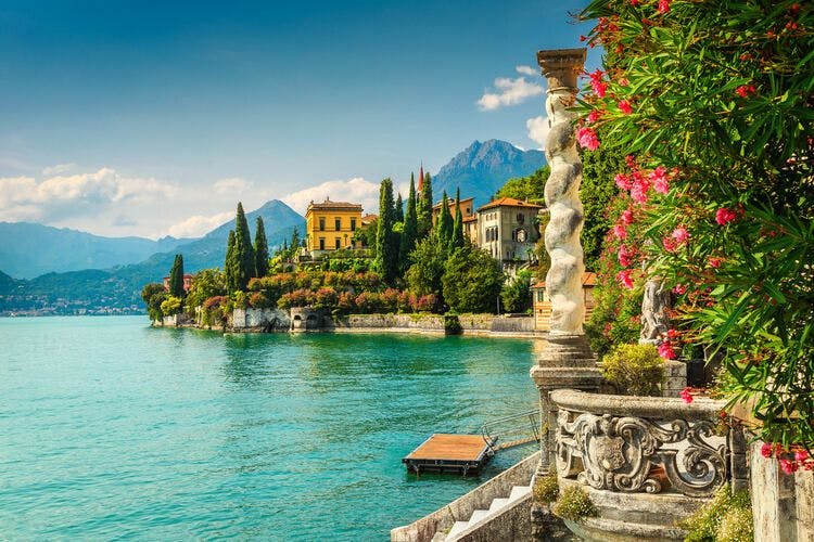 Varenna lakeside on Lake Como