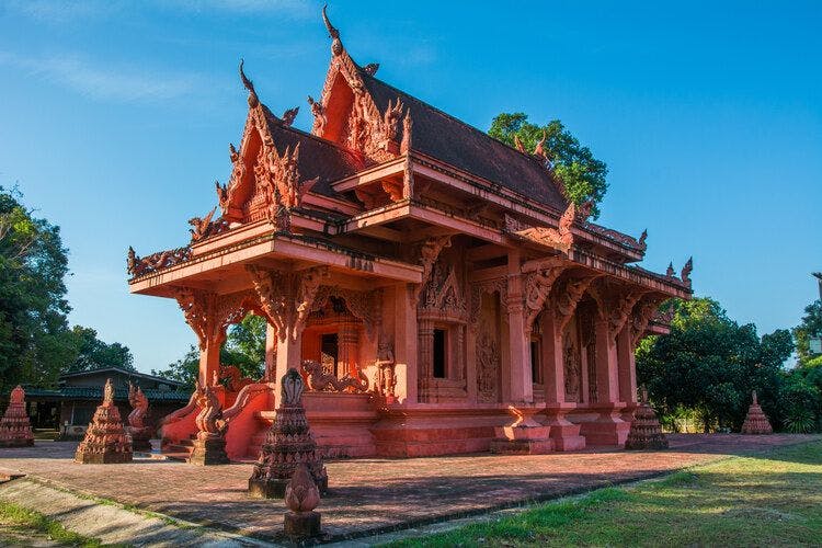 Wat Sila Ngu Temple near Maenam Thailand