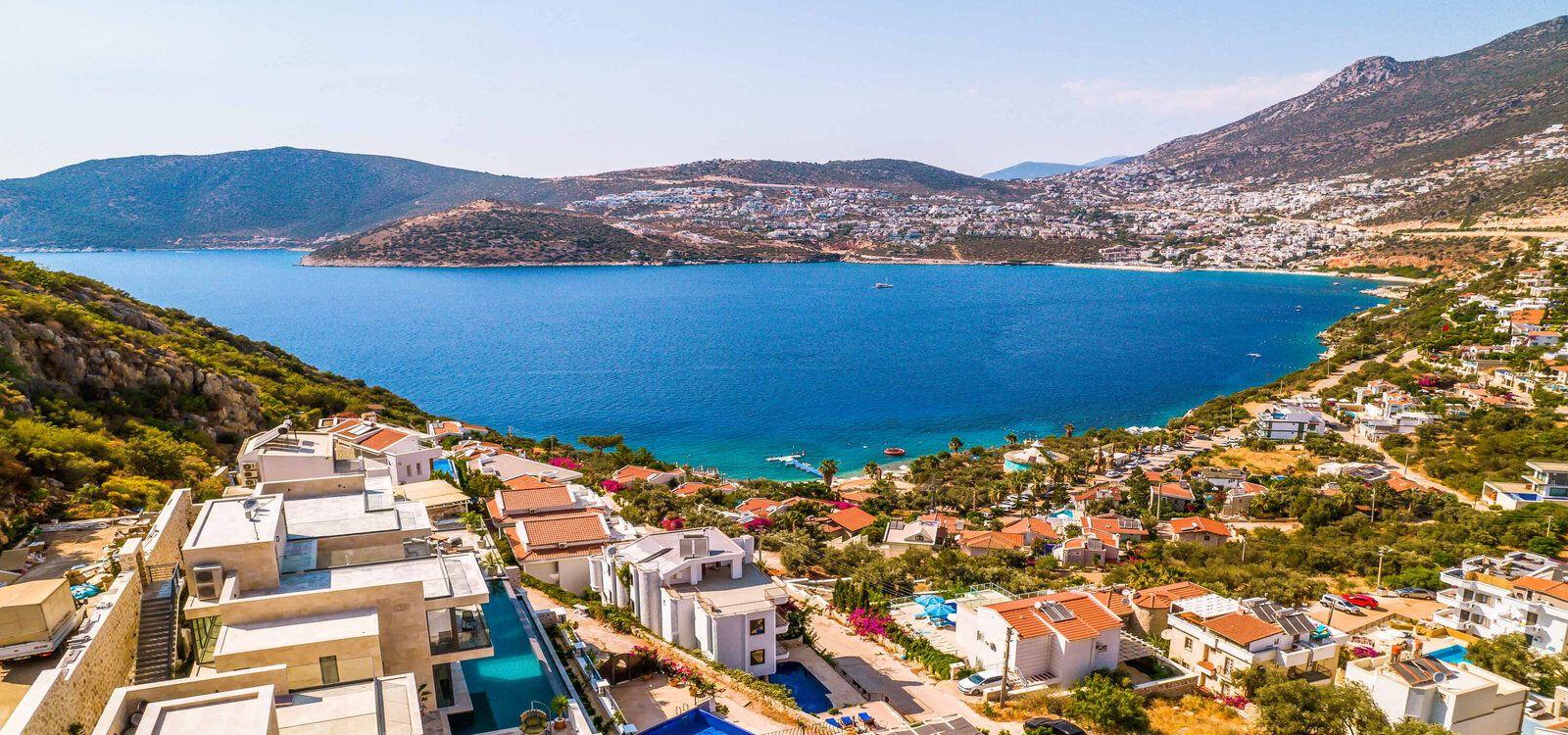 Turkey villa rentals, Kalkan view, Top Villas