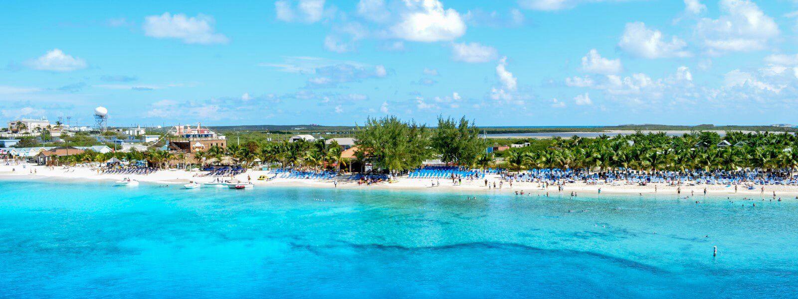 White sand beach in Turks and Caicos