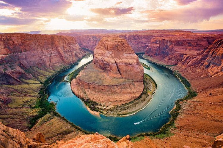 Horseshoe bend in the Grand Canyon