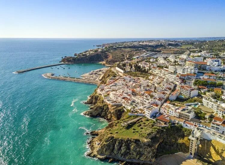 Resort city on the Algarve Coast in Portugal