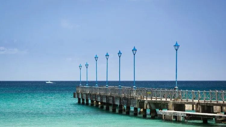 Speightstown pier and seafront