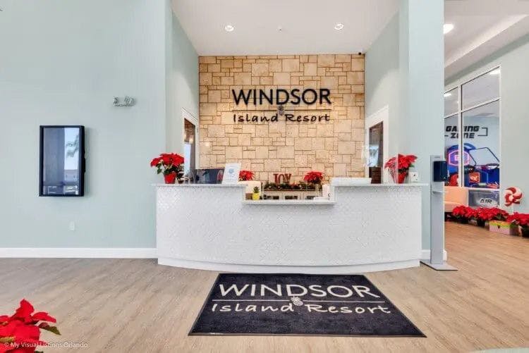 Windsor Island Resort entrance desk