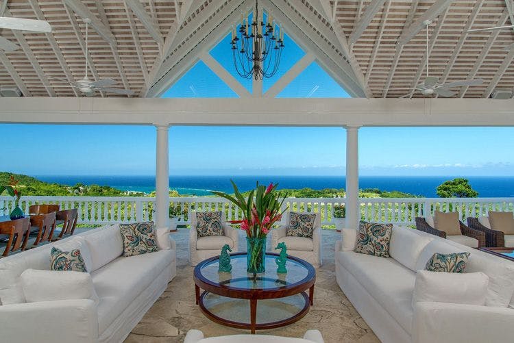 Villa Amana 10 bedroom sea view villa in the Caribbean