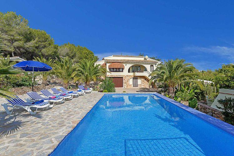 Villa Diana - Moraira Costa Blanca villa with pool