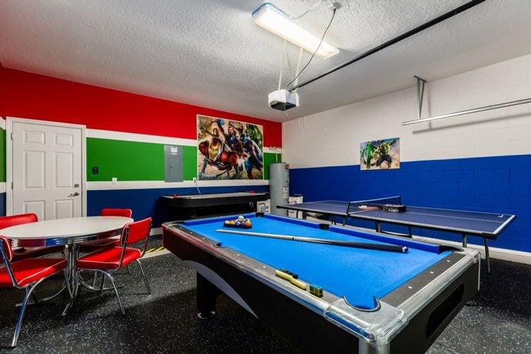 Villas in Providence with games room - Providence Resort 35 vacation rental game room with pool table and table tennis