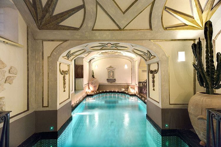 Villas in Sorrento with private pool - Dorata luxury villa indoor pool