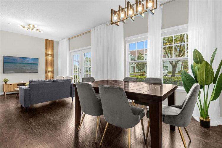 West Lucaya Village 79 open concept living room, townhomes, Top Villas