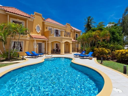 Sundown Villa Mullins Bay villas with pools