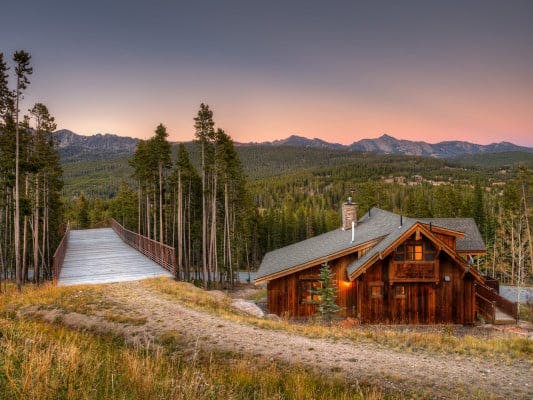 Big Sky 4 Montana mountain cabins