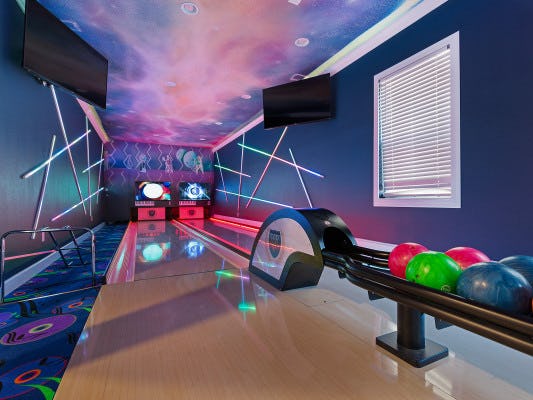 Solterra Resort 1 vacation rental with bowling alley