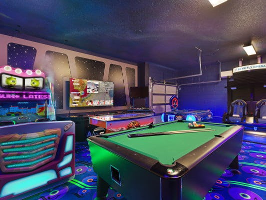Solterra Resort 1 vacation rental with bowling alley and game room