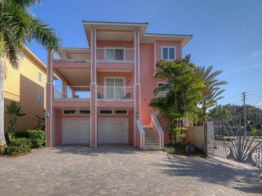 Indian Rocks Beach 21 family rental with beach view
