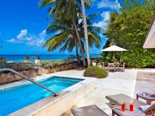 Barbados beach villas Leamington Cottage