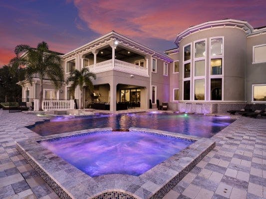 Stunning swimming pool at Reunion Resort 10000 Orlando