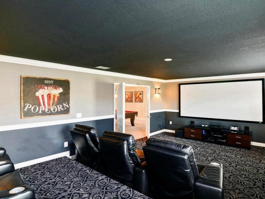 Championsgate 1781 vacation rental with movie theater