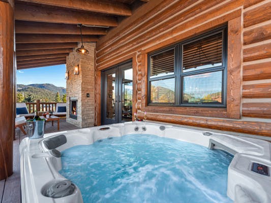 Estes Park 7 cabin with hot tub