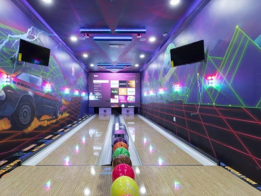 Adventure Island Resort 1 vacation rental with bowling alley