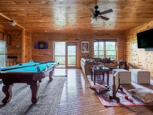 Gatlinburg 36 rentals with games rooms for large groups