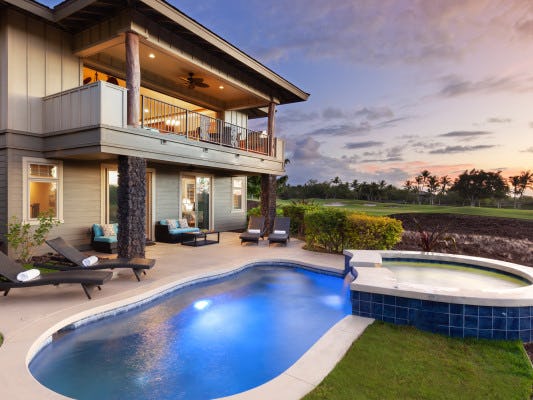 Villas in Hawaii with private pools Big Island 7 