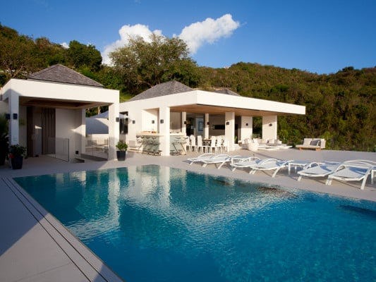 Vacation rentals with private pools in Lurin St Barts Villa Vitti