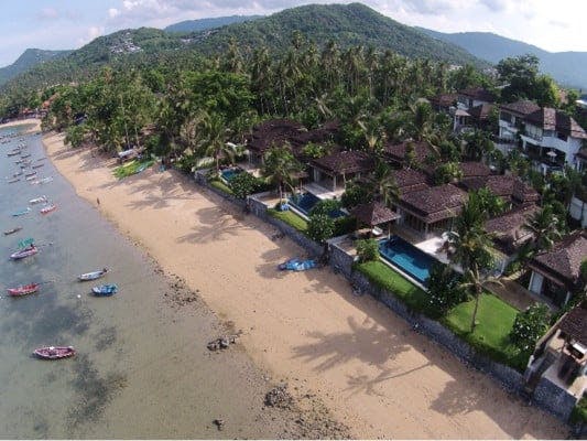 Bophut 4158 beachfront villas in Asia