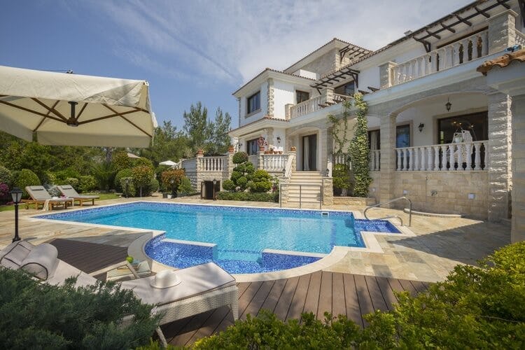 grand villa with patio and pool