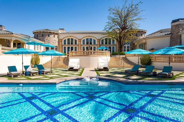 grand villa with large pool