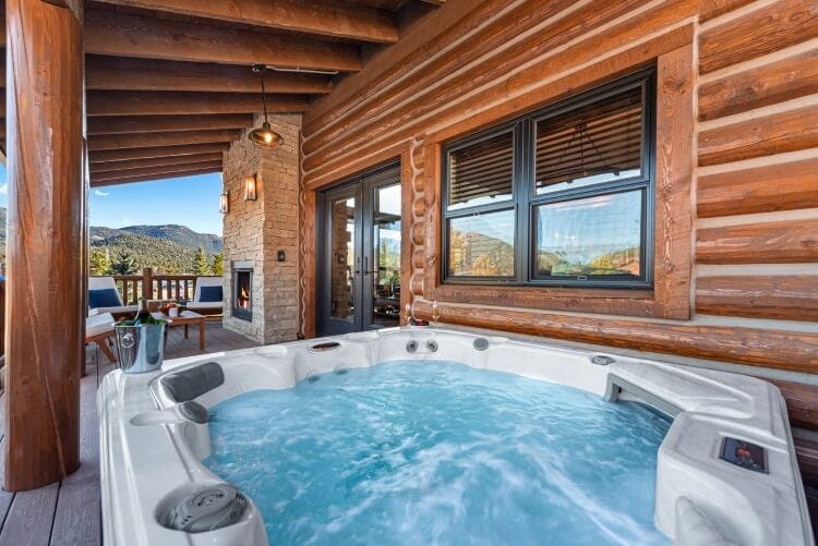 Estes Park 7 cabin rental with hot tub