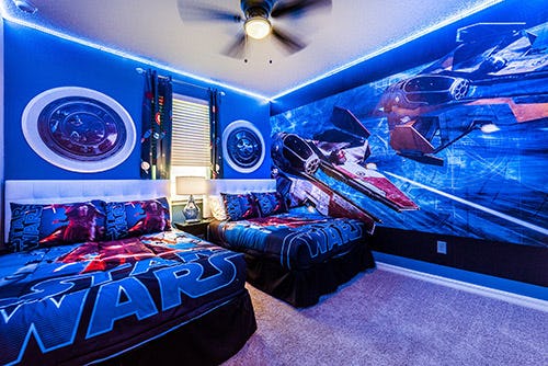 Solrara Resort 372 vacation rental with Star Wars themed bedroom