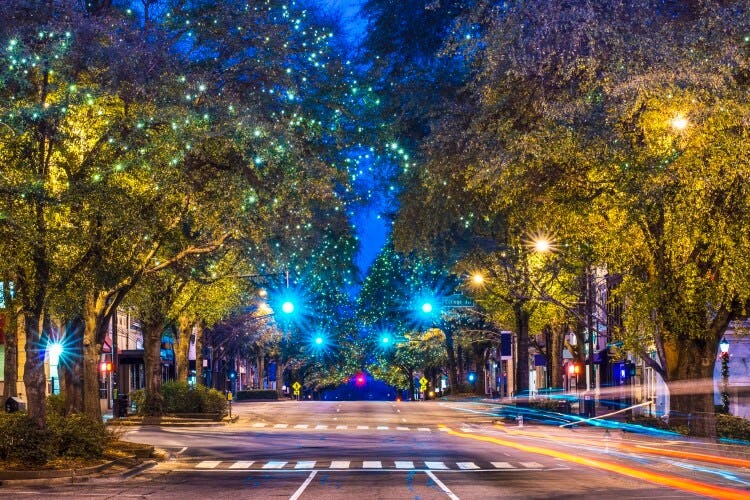 Georgia Christmas lights