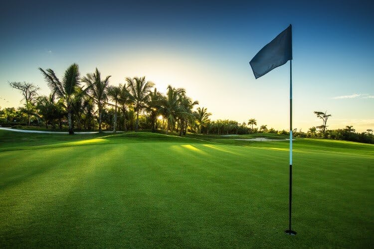 golf in tropical destination