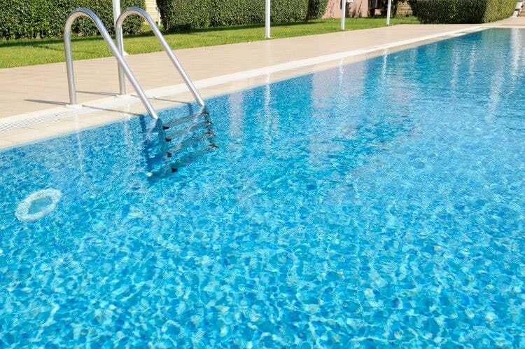 Stock image of a swimming pool