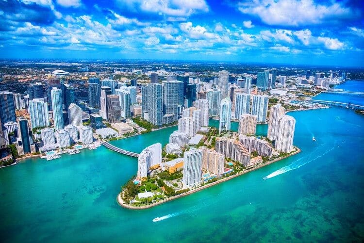 Miami from above