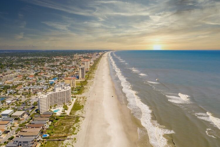 Jacksonville Florida from above