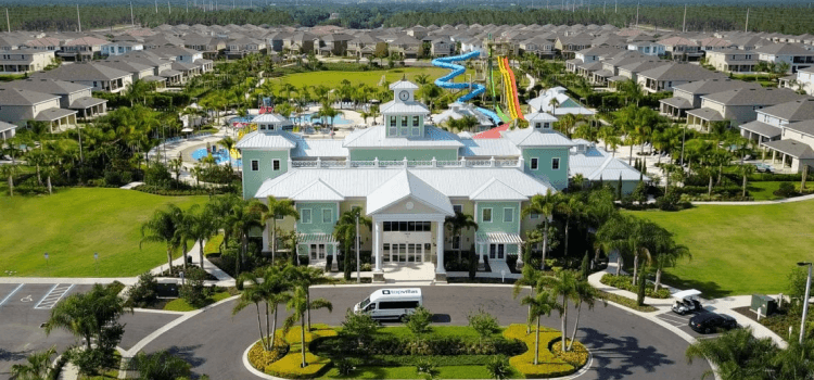 Aerial view of Encore Resort
