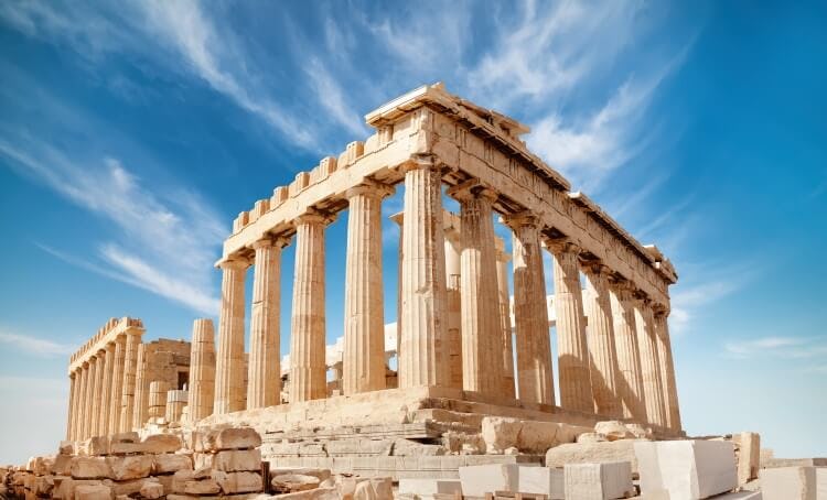 the acropolis in greece