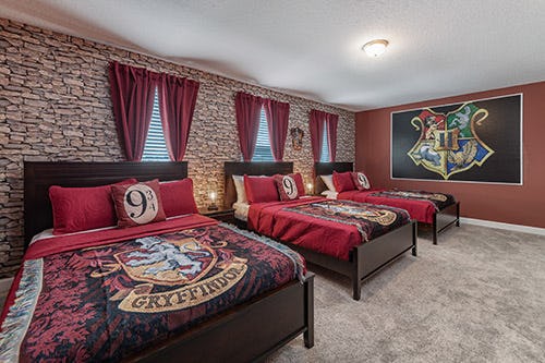Championsgate 206 vacation rental with Harry Potter themed bedroom