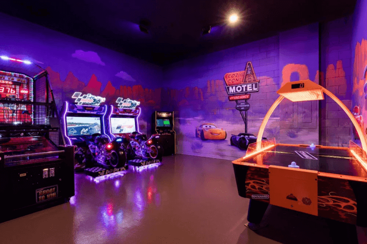 Games room in Bear's Den 23