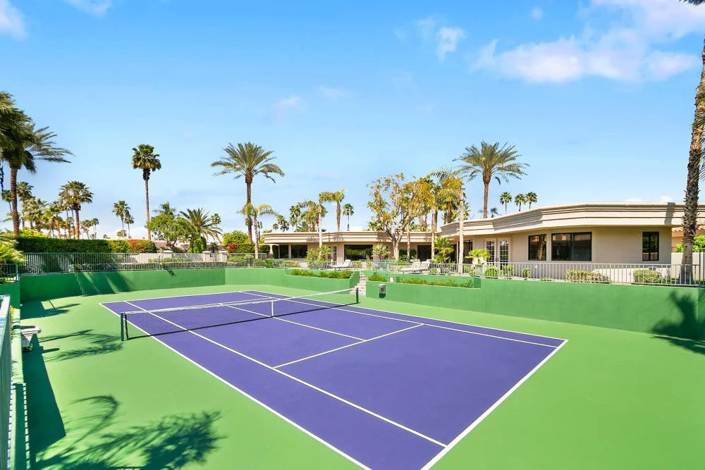 Indian Wells 1 Palm Springs Top Villas tennis court
