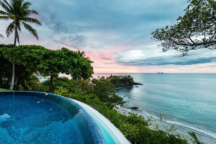 View of beach and sea from Costa Rica 29 beachfront villa