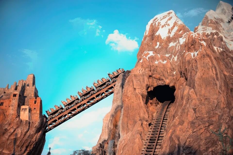Expedition Everest ride at Disney World