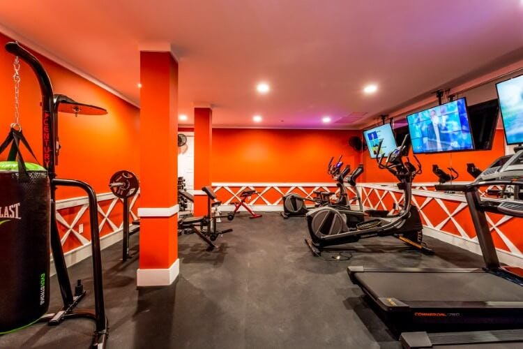 bright orange gym 