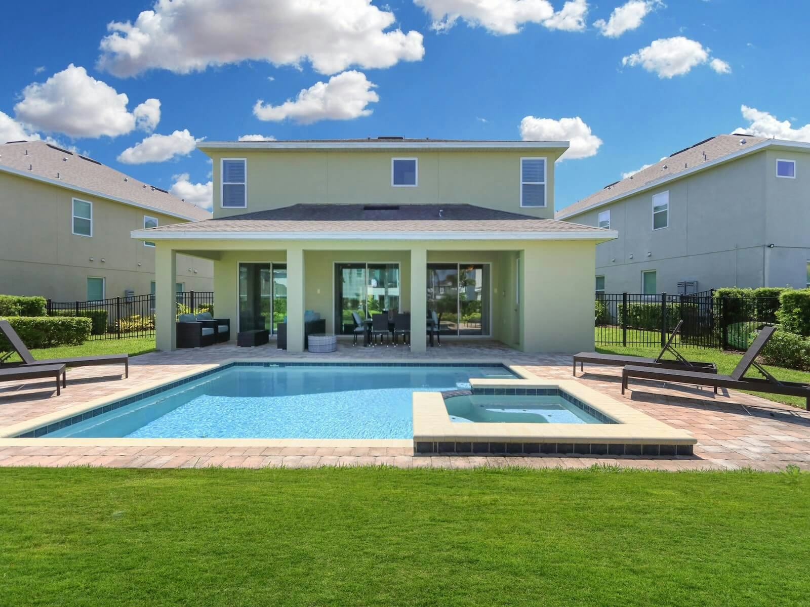 A large vacation rental with a private pool in Orlando