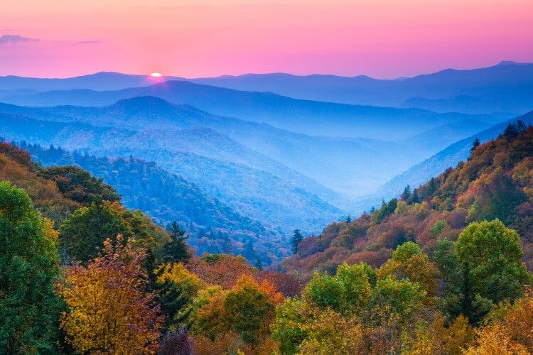 Great Smoky Mountains sunrise